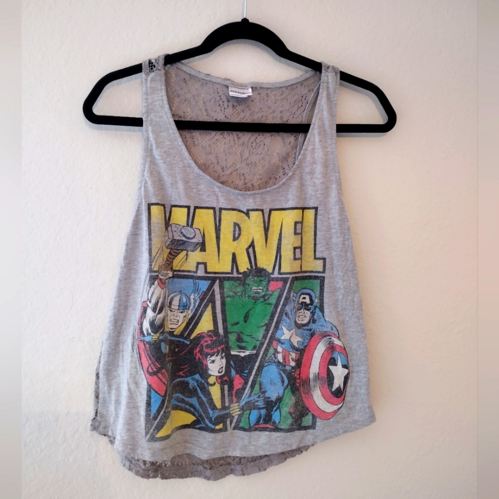 MARVEL Lace Racerback Tank 🦸‍♀️
